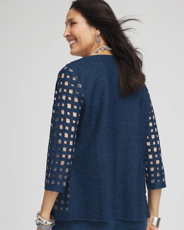 Travelers Collection Cutout Crush Jacket - image 3